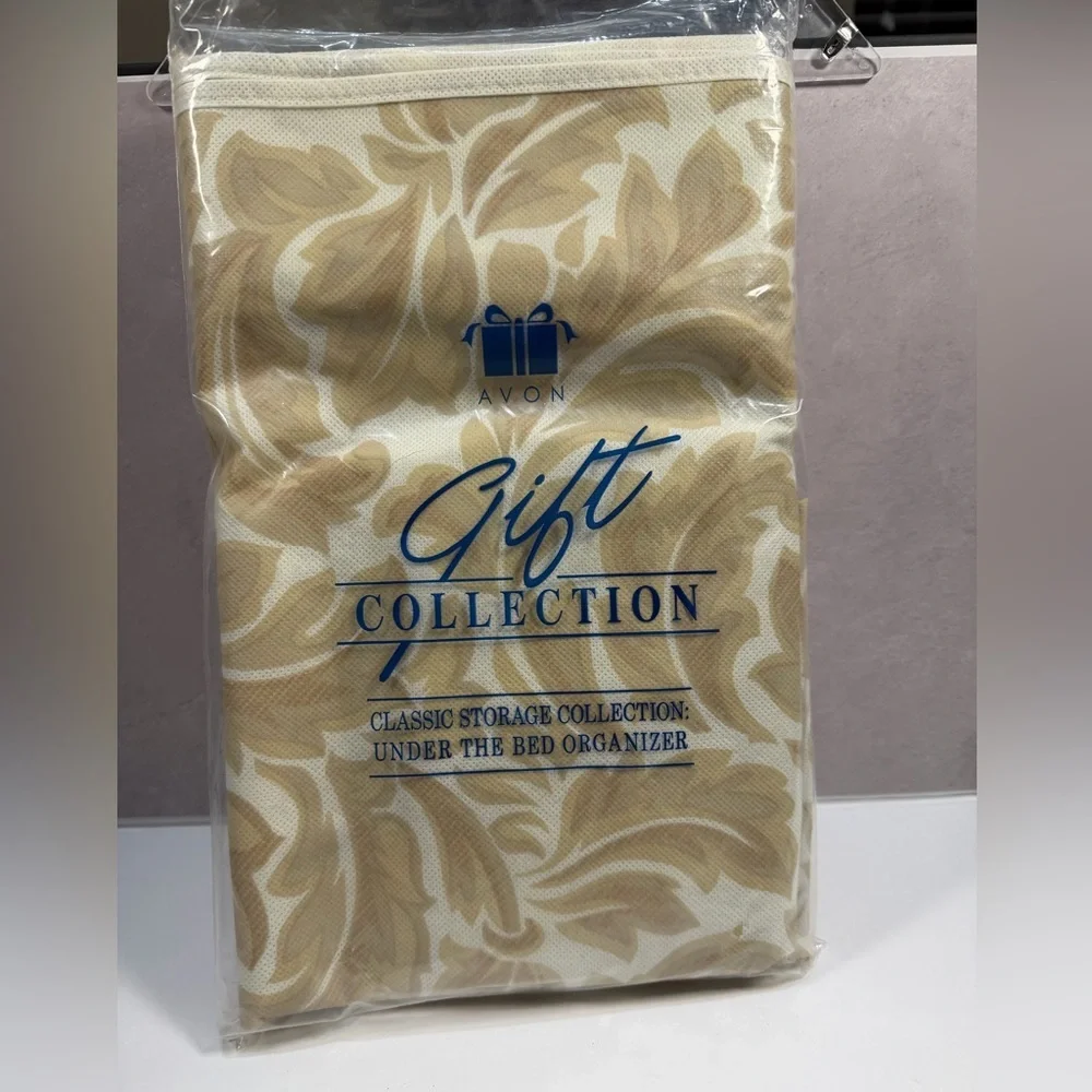💜3/$15 Avon Gift Collection Beige and Blue Organizer VINTAGE 2001